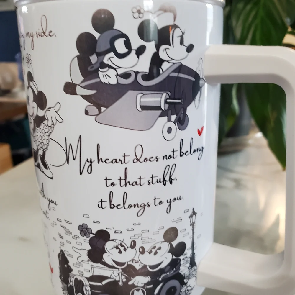 Mickey & Minnie Mouse Life is Better with you by my side 40oz Traveler Tumbler